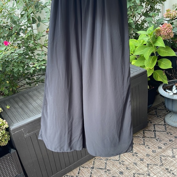 Black Tape_ Women's Tied-Strap Black Smocked Maxi Dress - Large - Picture 9 of 15